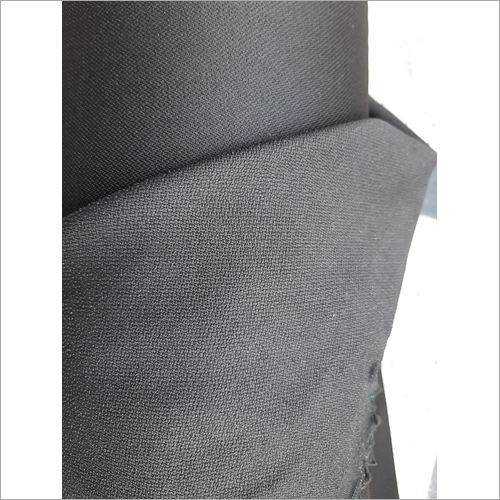 Black Double Dot Strecth Lycra Fabric