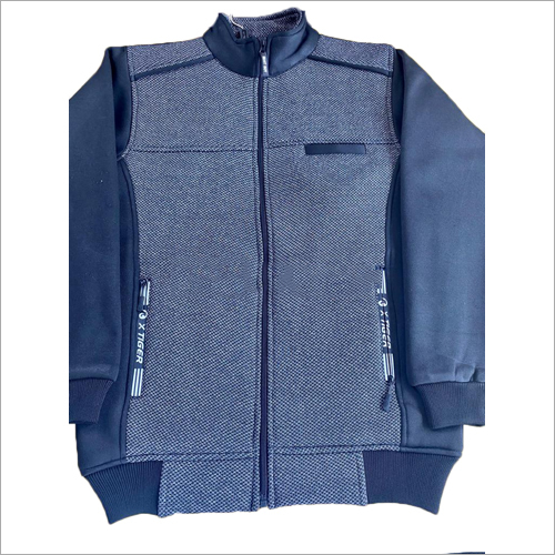 Mens Winter Jacket - Full Sleeves, Double Pockets | Washable, Functional Design for Cold Weather Comfort