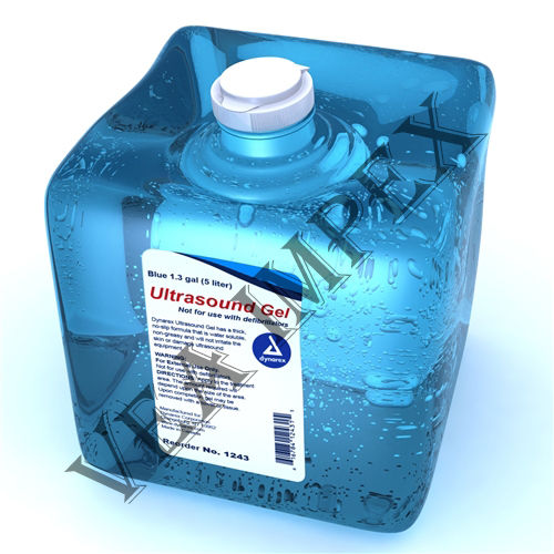 Blue Ultrasound Gel