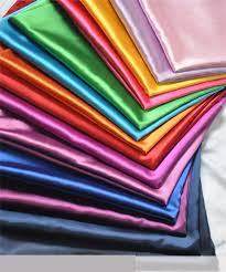 Pure Satin Fabric - Pure Silk Satin, Soft Texture, Bright Shine, Available in Various Colors | For All Seasons, Plain Pattern