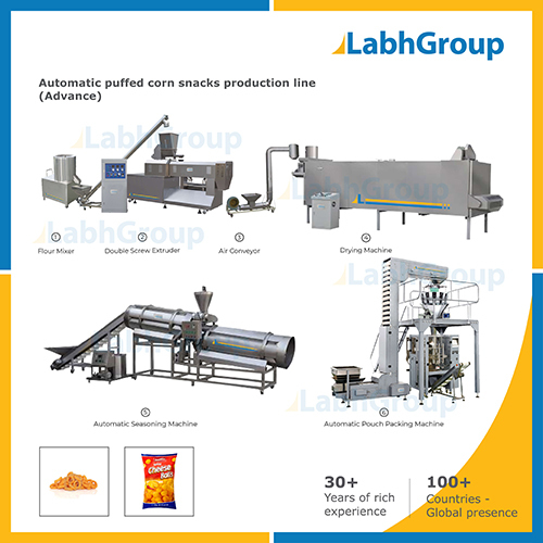 Corn Puffs Snacks Making Machines