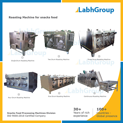 Roasting Machine For Snacks Food