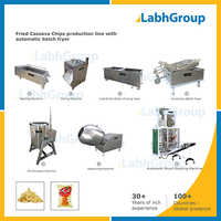 Fried Cassava Chips Manufacturing Machines - 100 Kg/hr Capacity, Plc Control, Eco-friendly Design | Automatic Operation, Low Noise, Extended Warranty 1 + 1 Year, Lightweight 5000 Kg