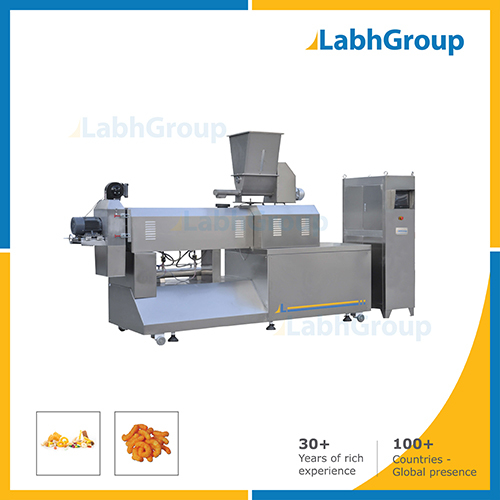 Double Twin Screw Food Extruder For Snacks