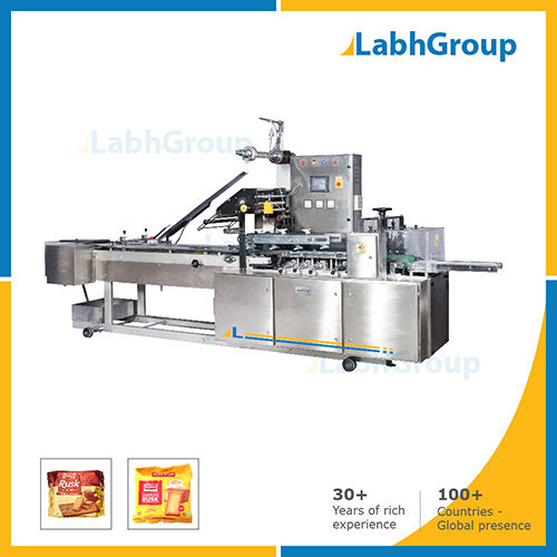 Automatic Rusk Packing Machine Capacity: 3000 Packets Kg/Hr