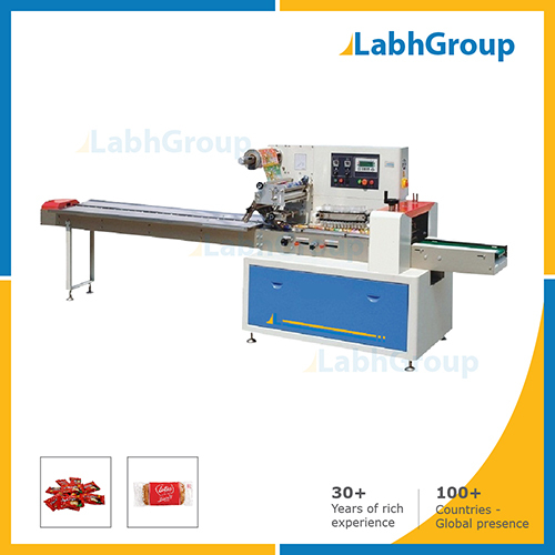 Automatic Single Biscuit, Cookies, Bun Flow Pack Machine