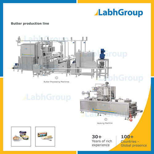 Butter Making Machine - Production Line Capacity: 1000 Kg/Hr