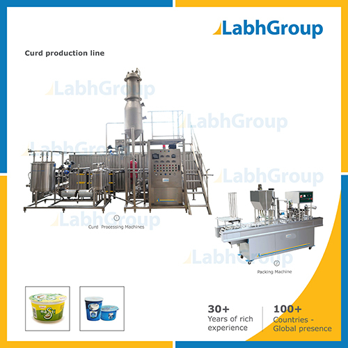 Curd Yoghurt Making Machine - Production Plant