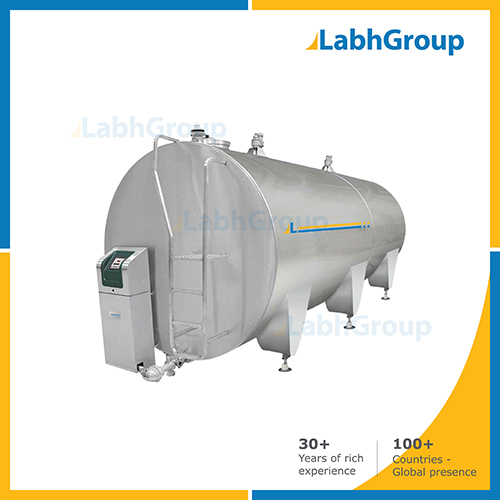Stainless Steel Horizontal Milk Storage Tank