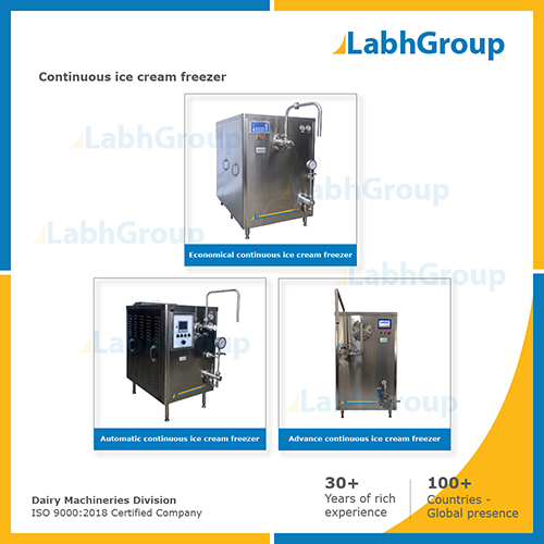 Continuous Ice Cream Freezer