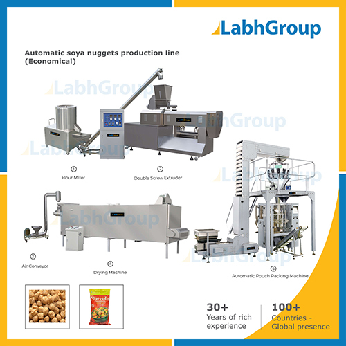Textured Soya Nuggets Protein Making Machines