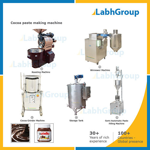 Cocoa Paste Making Machine Capacity: 100 Kg Kg/Hr