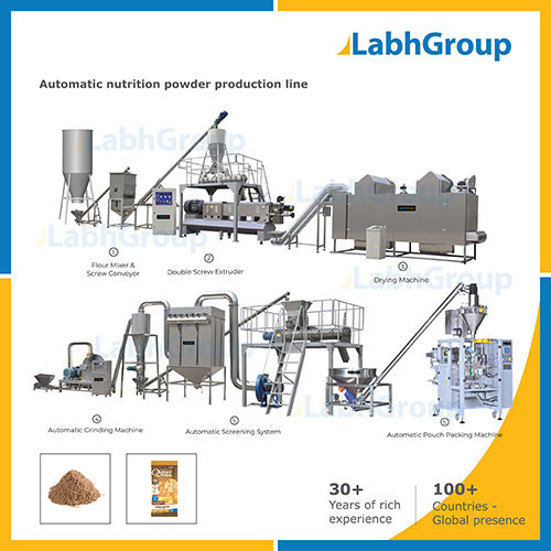 Nutrition Powder Making Machines - Production Line Capacity: 500 Kg/hr