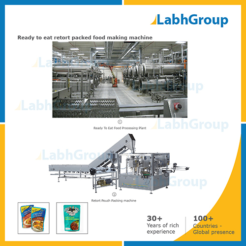 Ready To Eat Retort Packed Food Making Machine