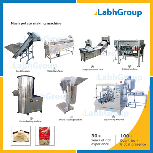 Mash Potato Making Machine