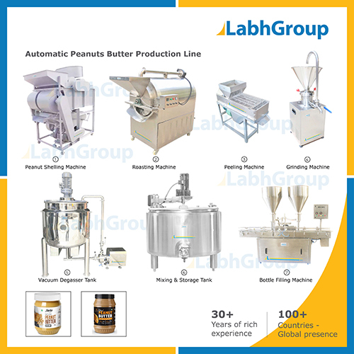 Peanuts Butter Making Machines - Production Plant