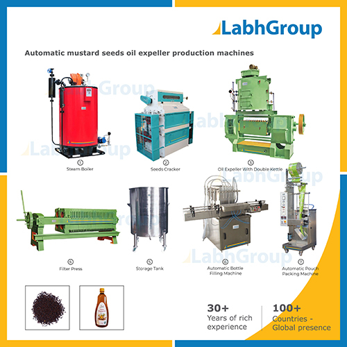 Mustard Seeds Oil Extraction Expeller Machine