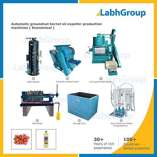 Groundnut Peanut Kernel Oil Extraction Expeller Machine