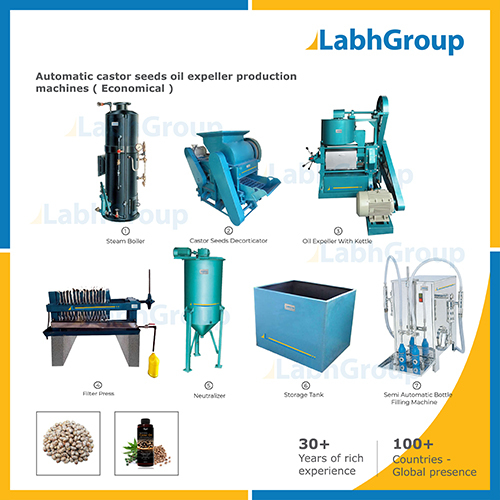 Castor Seeds Oil Extraction Expeller Machine