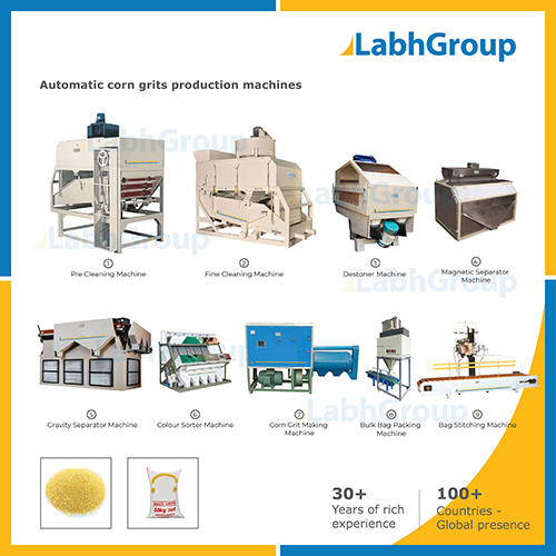 Corn Grits Making Machine - Manufacturing Plant