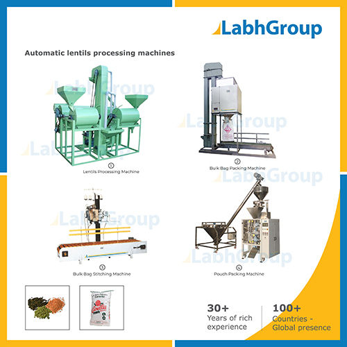 Lentil Processing Machines Capacity: 1000 Kg/Hr