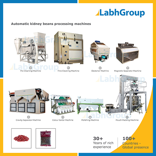 Kidney Beans Cleaning & Processing Machines
