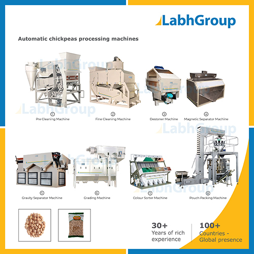 Chickpeas Cleaning & Processing Machines