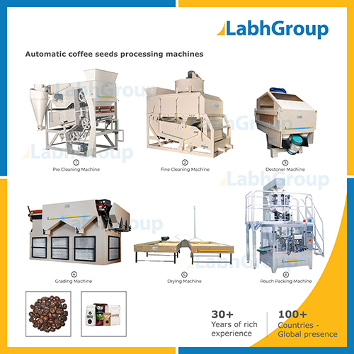 Coffee Seeds Cleaning & Processing Machines
