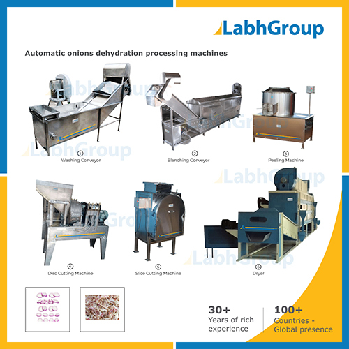 Dehydrated Onions Flakes Making Machines