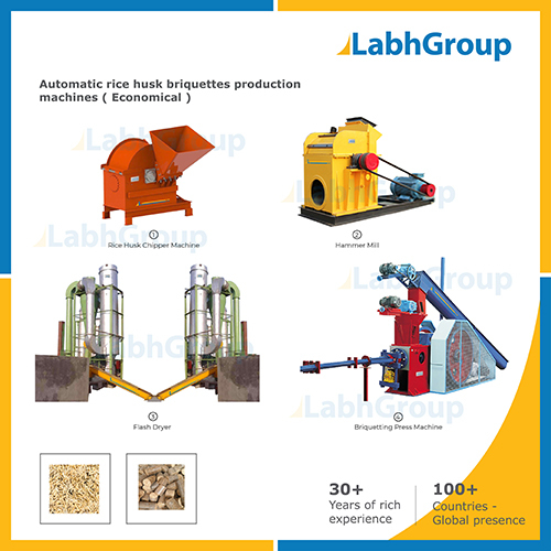 Rice Husk Briquettes Making Machines - Production Plant