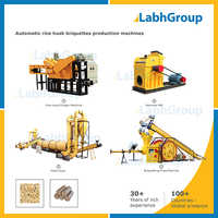 High Capacity Rice Husk Briquettes Manufacturing Plant Capacity: 2500 Kg/hr