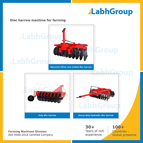Disc Harrow Machine For Farming