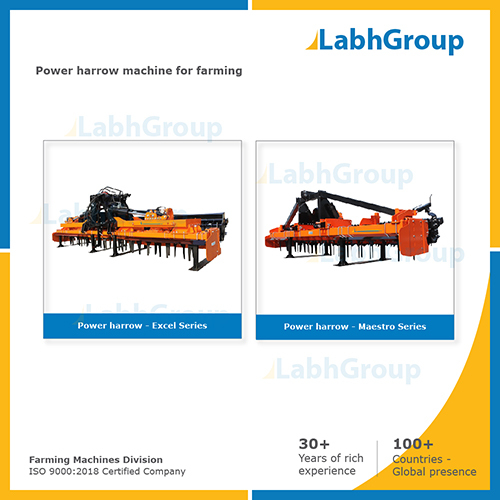 Power Harrow Machine For Farming