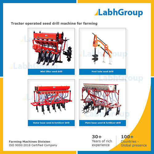 Tractor Operated Seed Drill Machine For Farming