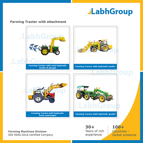 Farming Tractor With Attachment