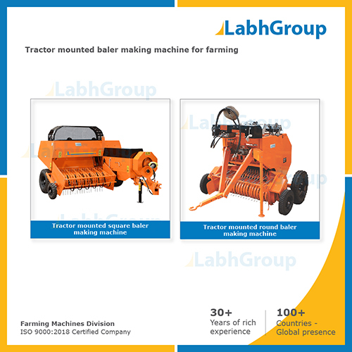 Tractor Mounted Baler Making Machine For Farming
