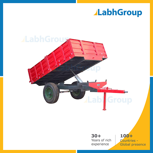 Tractor Tipping Trailer For Farming