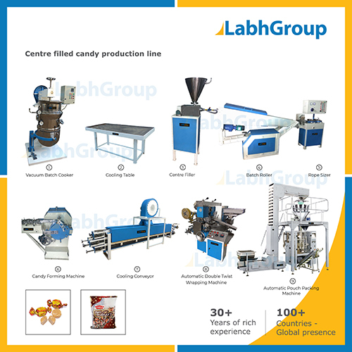 Centre Filled Candy Production Machine