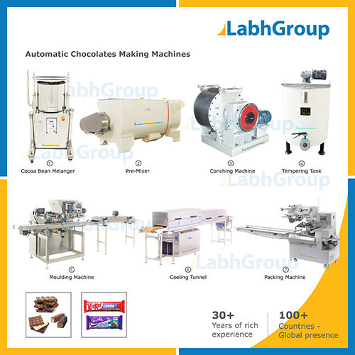 Milk Chocolates Making Machine - Production Line Capacity: 500 Kg/Hr