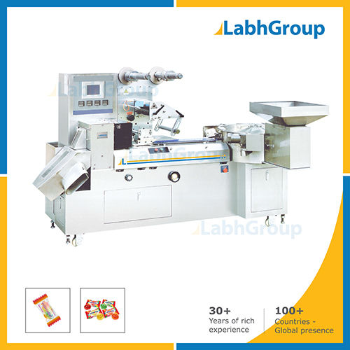 Plastic Pillow Packing Machine For Candy Ball Gum