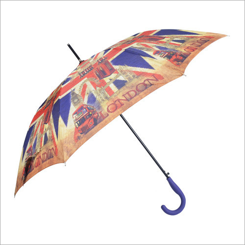 Straight Auto Open English Umbrella