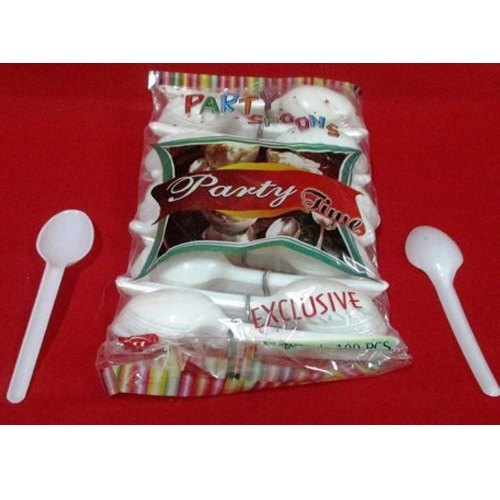 Plastic Disposable Party Spoon