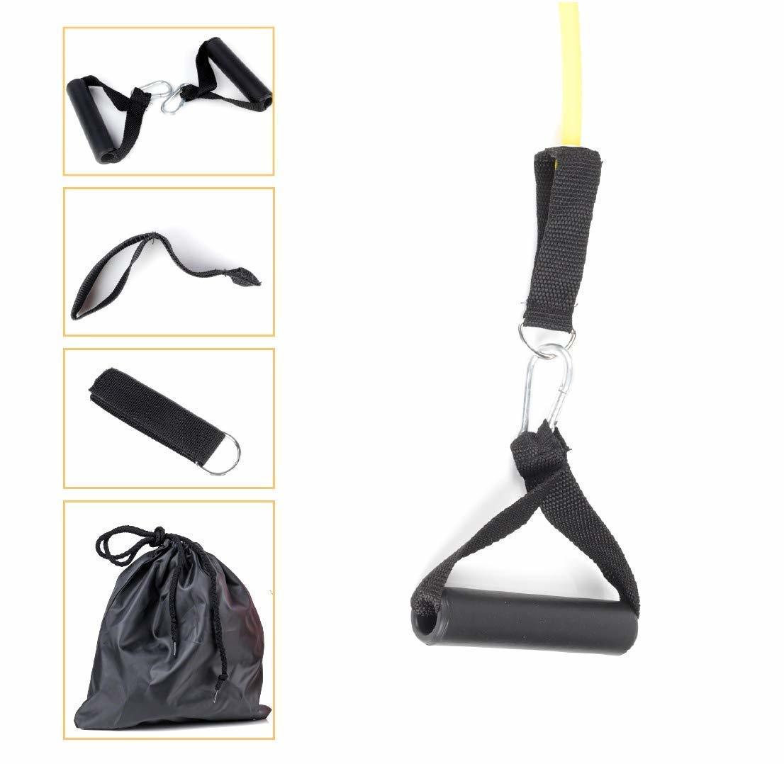 Foldable KD Resistance Band Set Of 5 Level Tubes