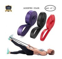 Kd Fitness Resistance Stretch Exercise Heavy Duty Band For Sports & Fitness - Latex, 208 Cm X 4.5 Mm, Bright Green | Bi-directional Stretch, Tear-resistant, Lightweight, Portable
