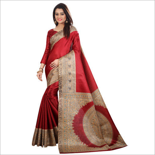 Multicolor Ladies Kalamkari Saree