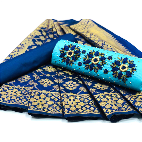 Ladies Designer Saree - Embroidered Pattern, Party Wear for All Seasons | Elegant Indian Style Suitable for Rainy, Spring, Summer, and Winter