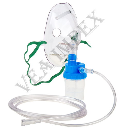 Rubber Nebulizer With Mask And Tubing