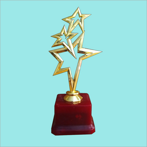 Metal Triple Star Trophy