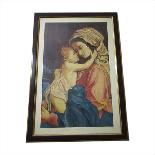 Mother Child Handmade Canvas Oil Painting