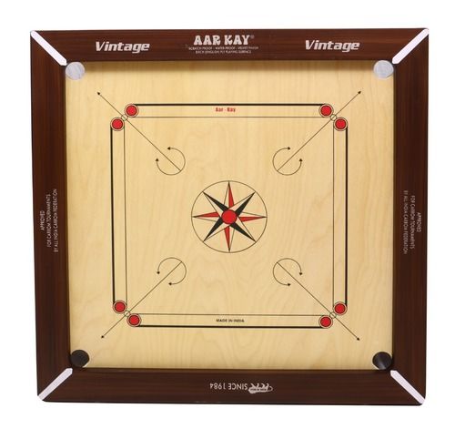 Kd Aar Kay Carrom Board Champion Bulldog Jumbo Vintage Plywood